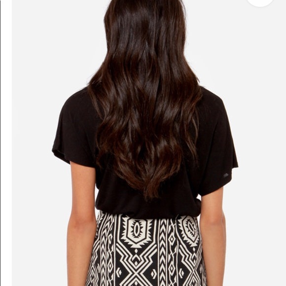 Mink Pink asymmetrical boho southwest print skirt - Picture 11 of 11